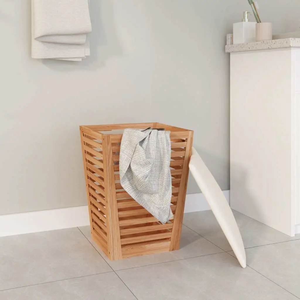 Wooden Bathroom Storage Stool with Cushion Lid