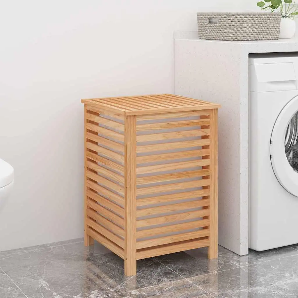 Wooden Laundry Basket with Removable Bag