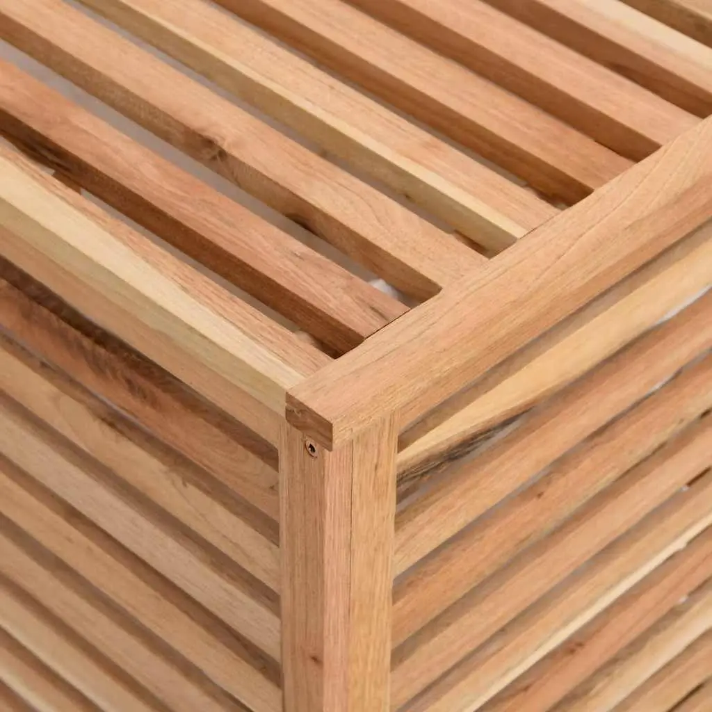 Wooden Laundry Basket with Removable Bag