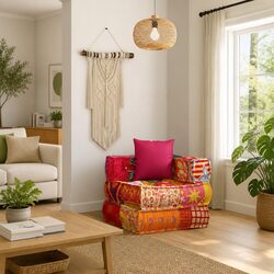 High-Quality Modular Pouffe with Versatile Design