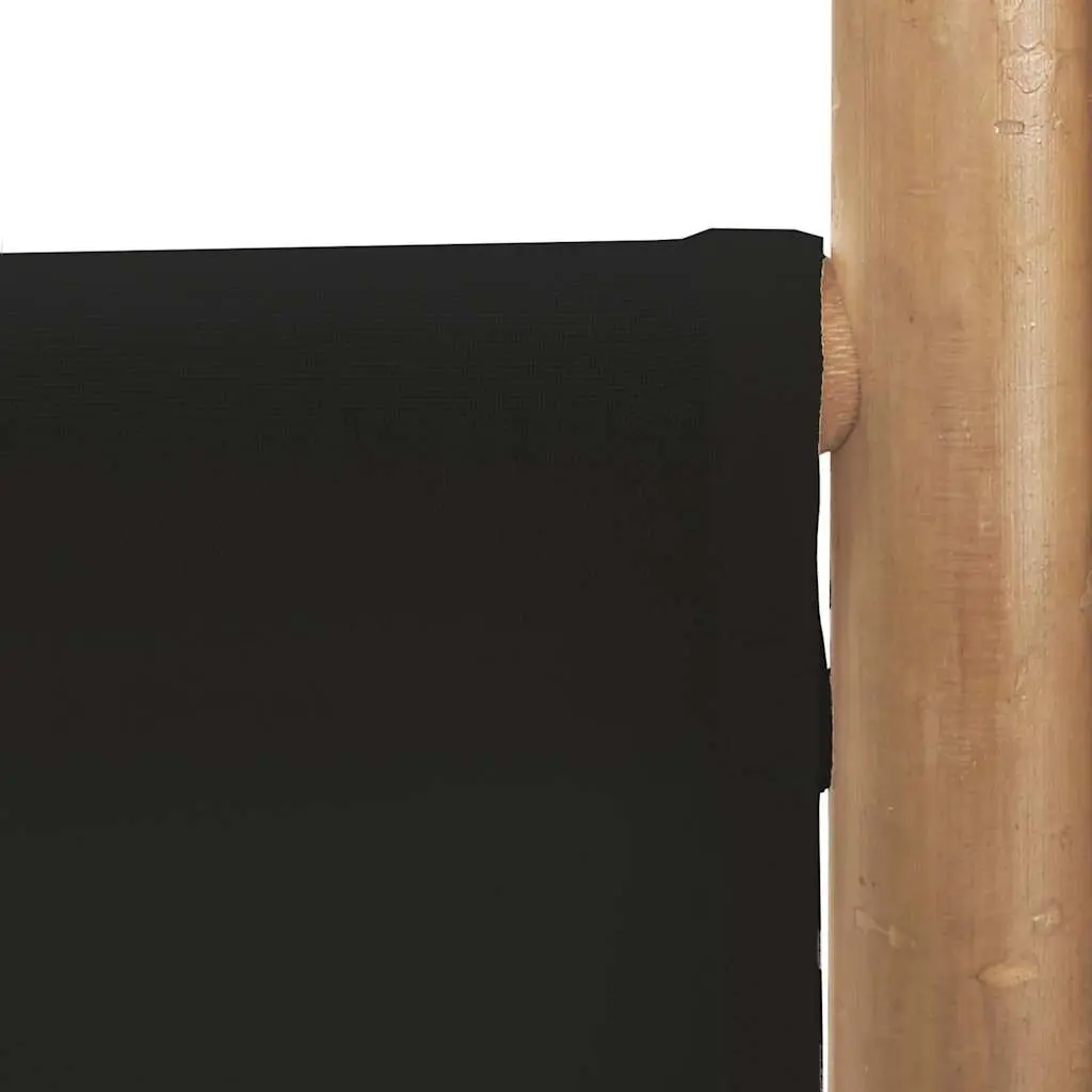 3-Panel Bamboo Canvas Room Divider Screen