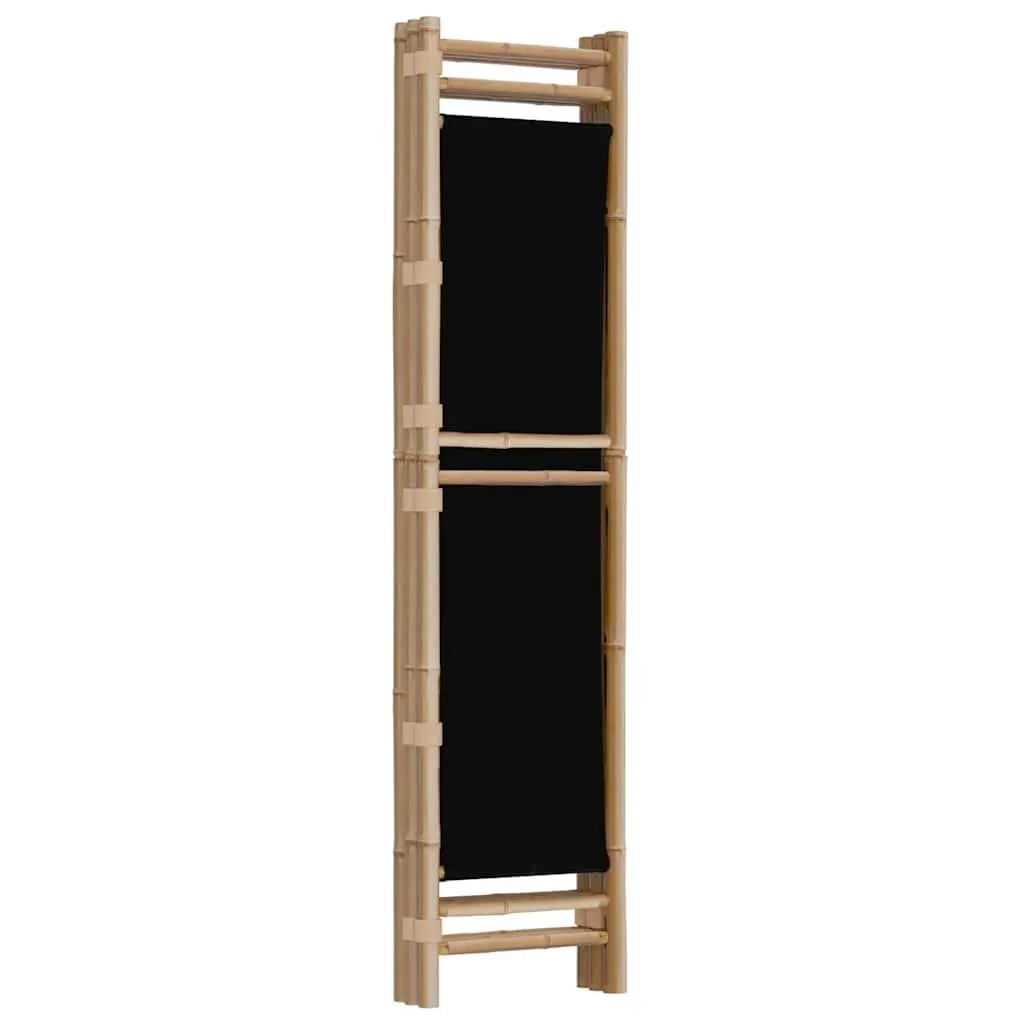 3-Panel Bamboo Canvas Room Divider Screen