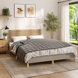 Premium Grey Weighted Blanket 120x180 cm 5 kg for Comfort