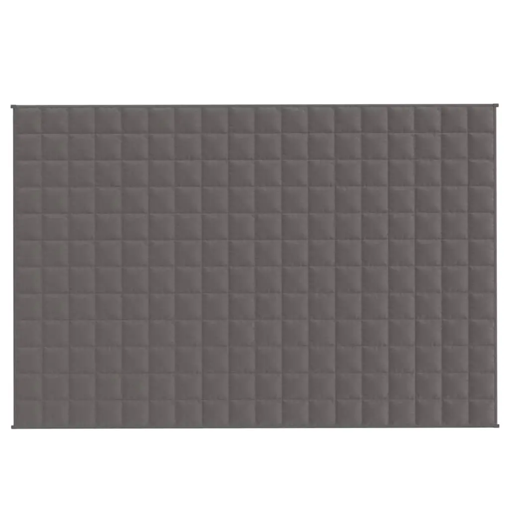 Weighted Blanket Breathable Fabric 120x180 cm Grey 9 kg