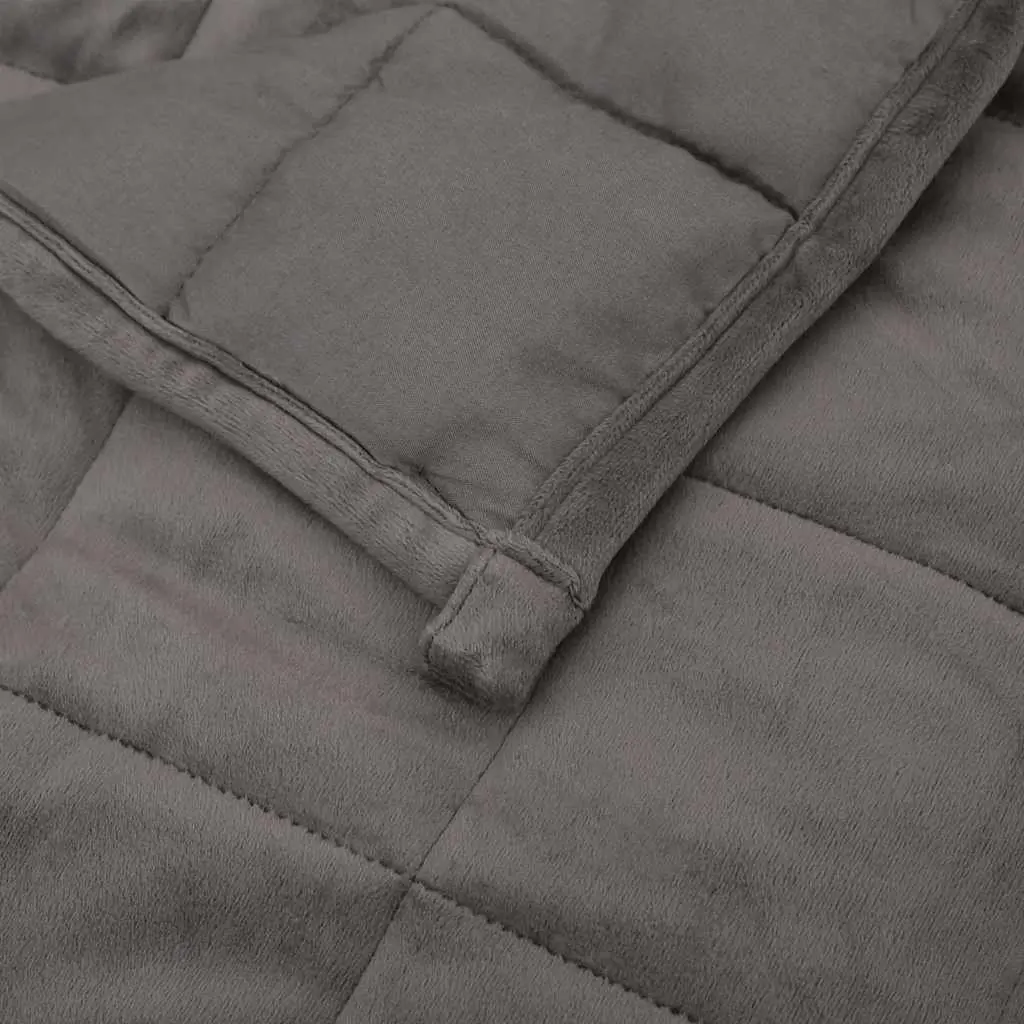 Grey Weighted Blanket 150x200 cm 7kg
