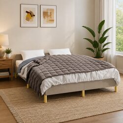 Premium Grey Weighted Blanket 150x200 cm 11 kg