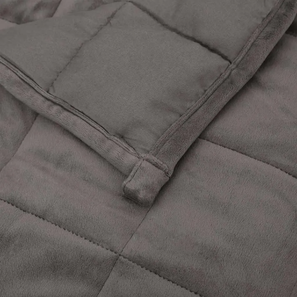 Grey Weighted Blanket 155x220cm 7kg
