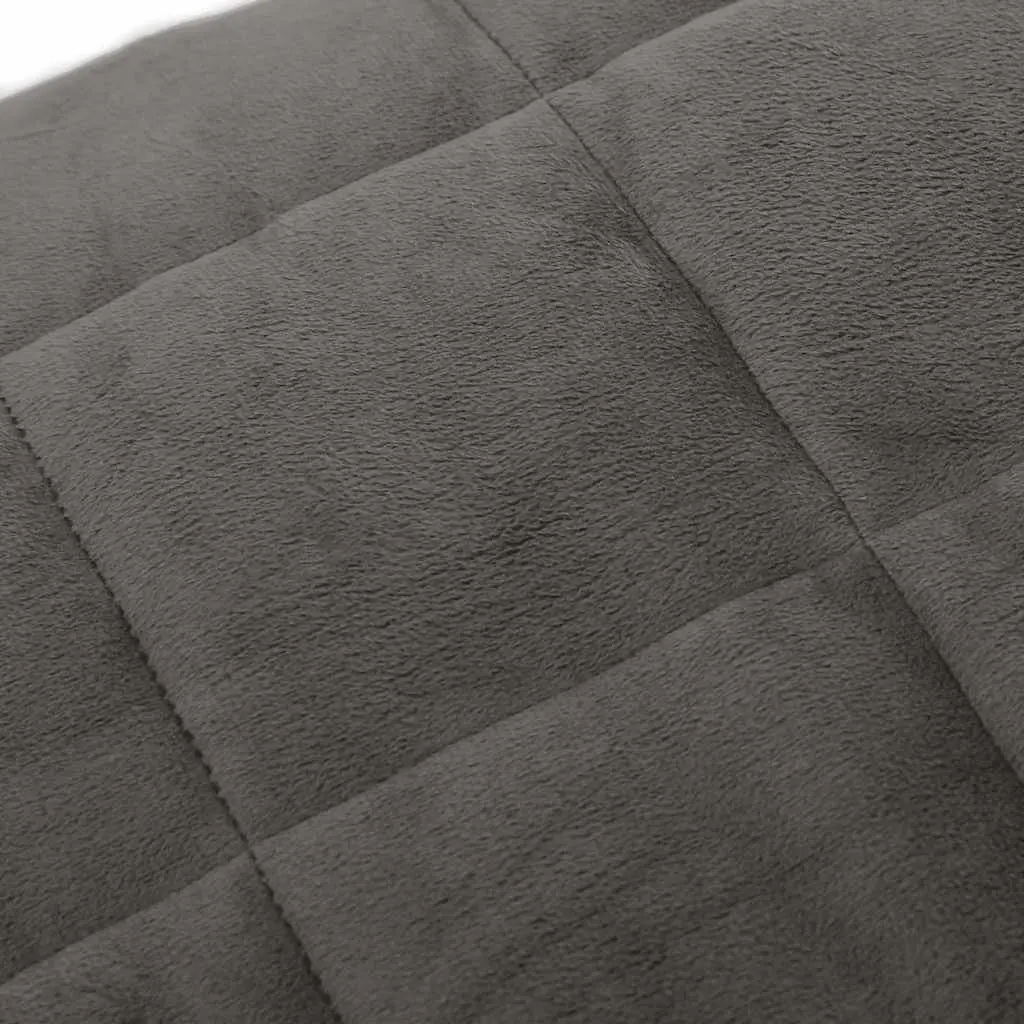 Grey Weighted Blanket 155x220cm 7kg