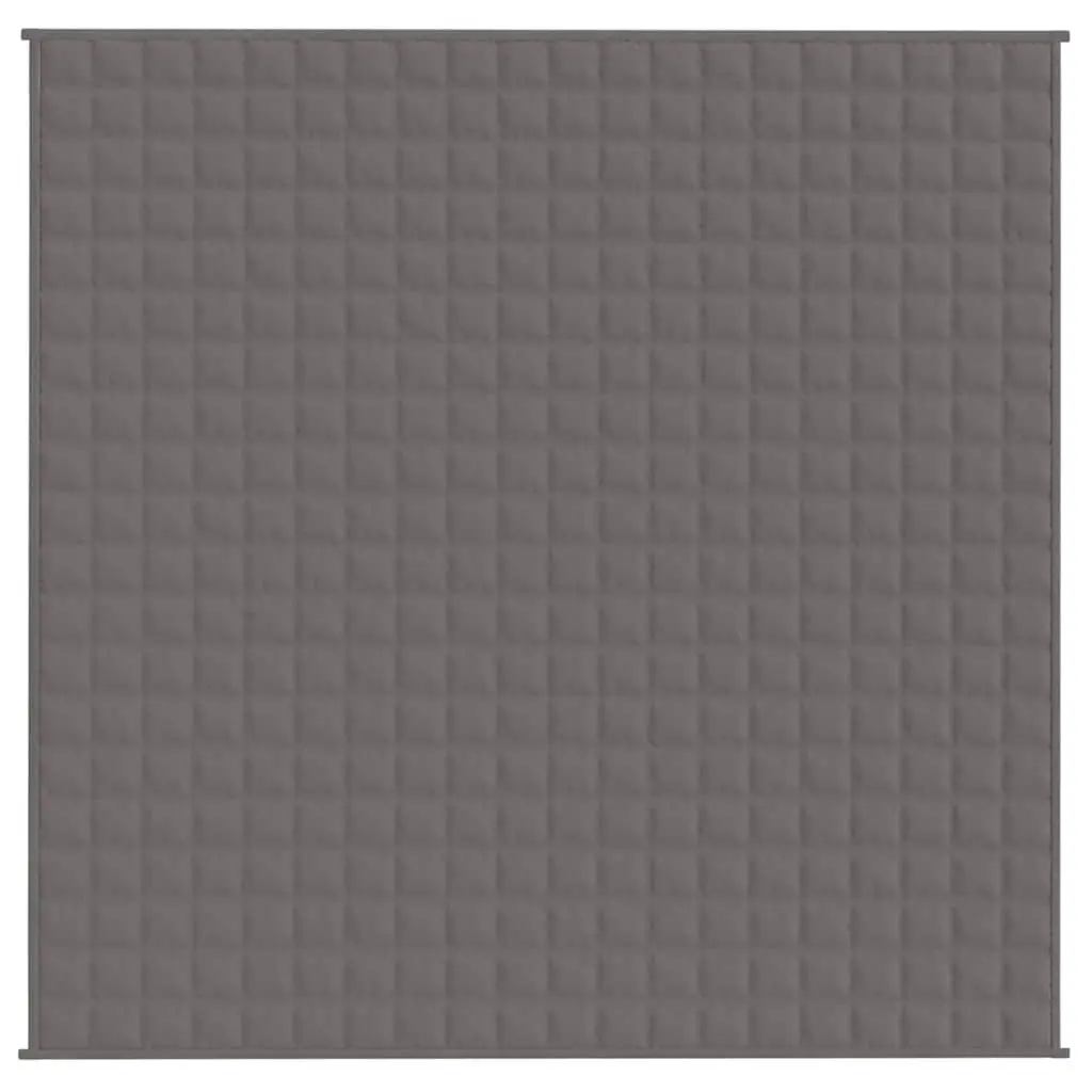 Weighted Blanket Dual-Sided Fabric 200x200 cm Grey