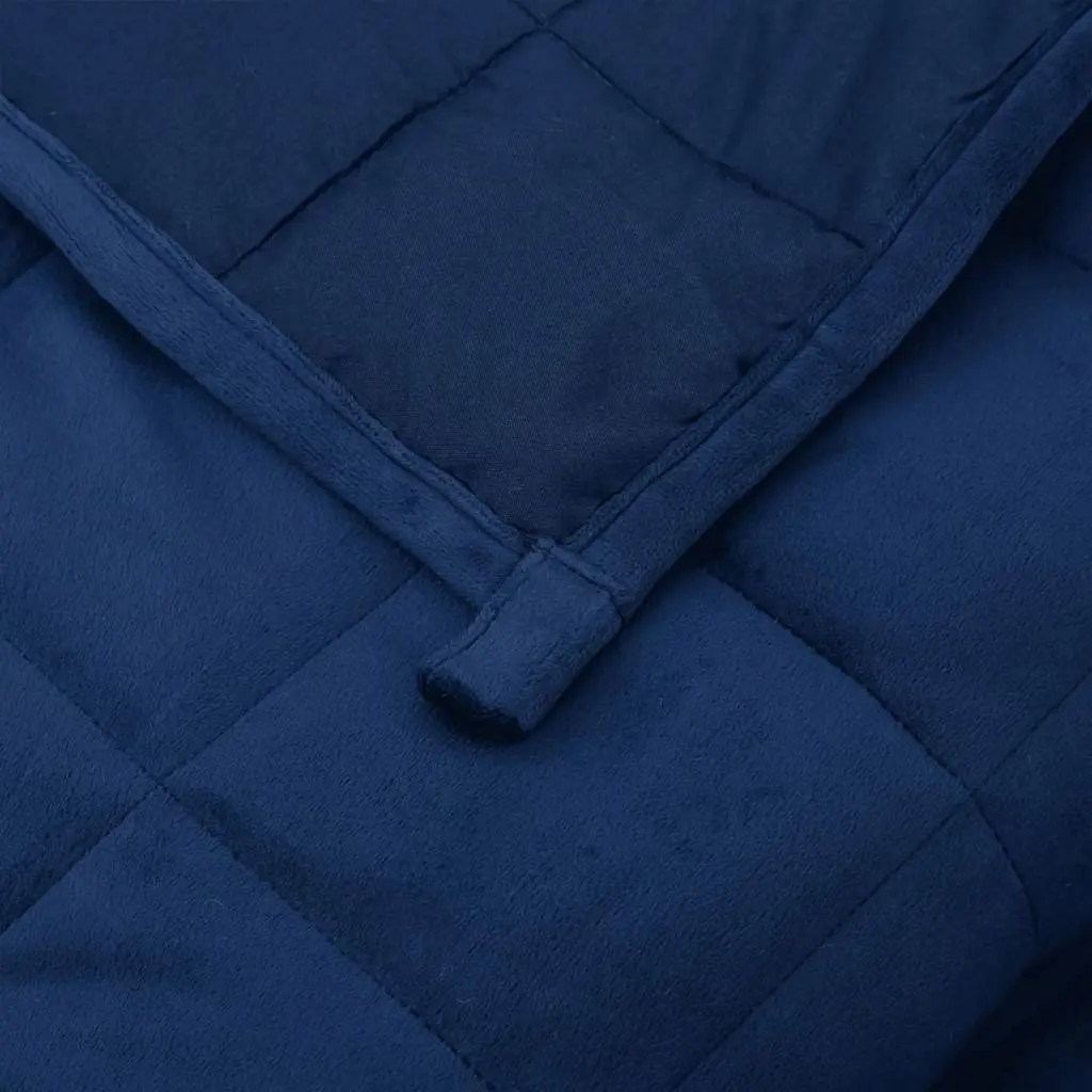 Weighted Blanket Polyester 120x180 cm Blue 5 kg Breathable Fabric