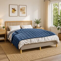 Premium Blue Weighted Blanket 120x180cm 9kg