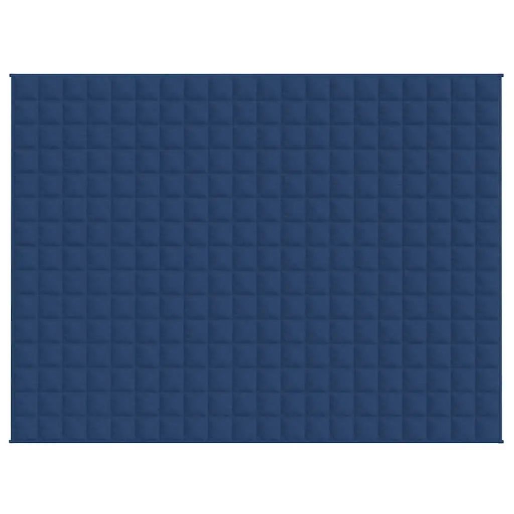 Blue Weighted Blanket 150x200 cm 11 kg