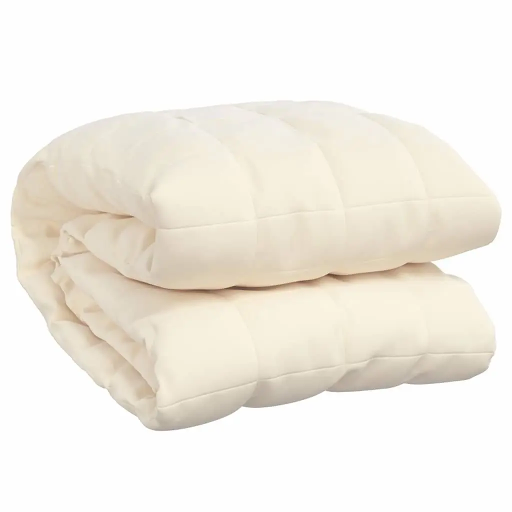 Weighted Blanket Light Cream 150x200 cm 7 kg