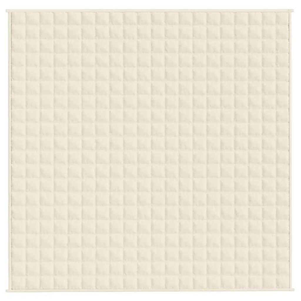 Cream Weighted Blanket 200x200 cm 9kg