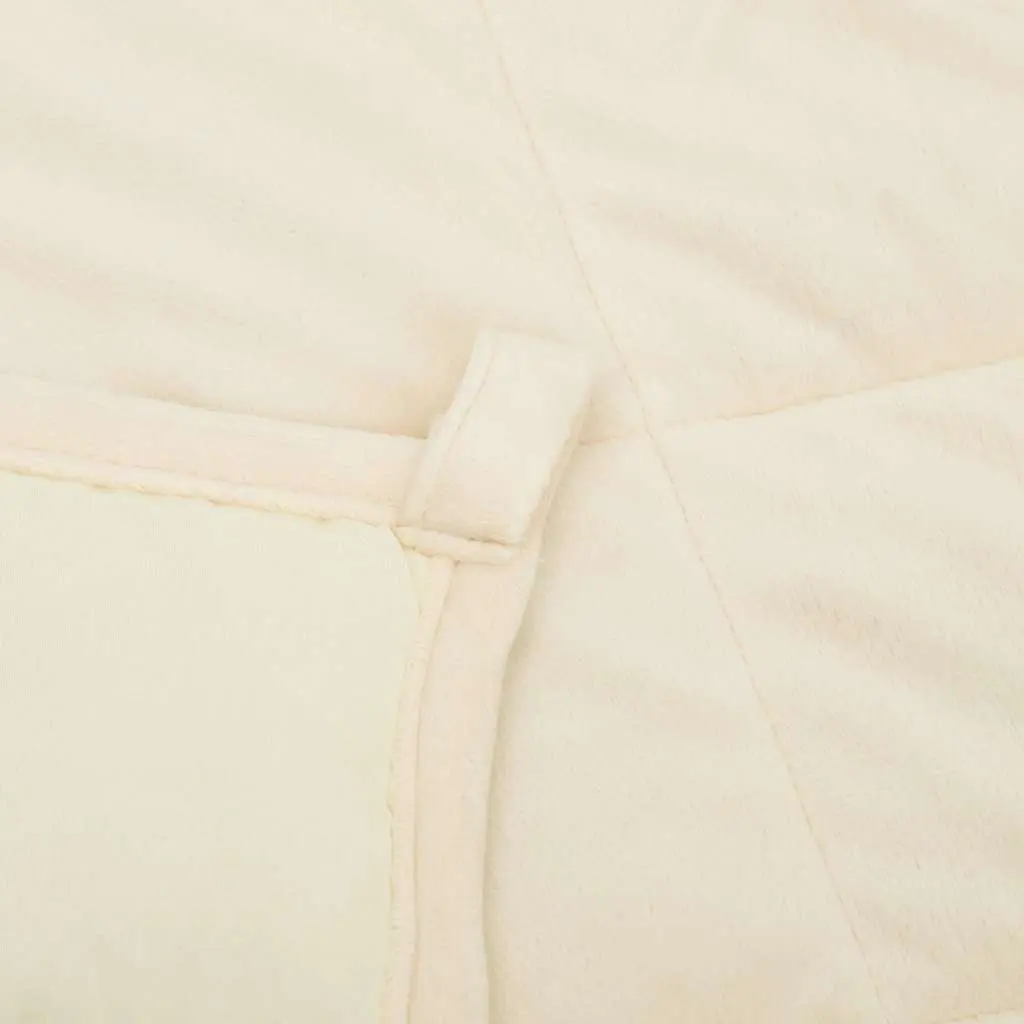 Cream Weighted Blanket 200x200 cm 9kg