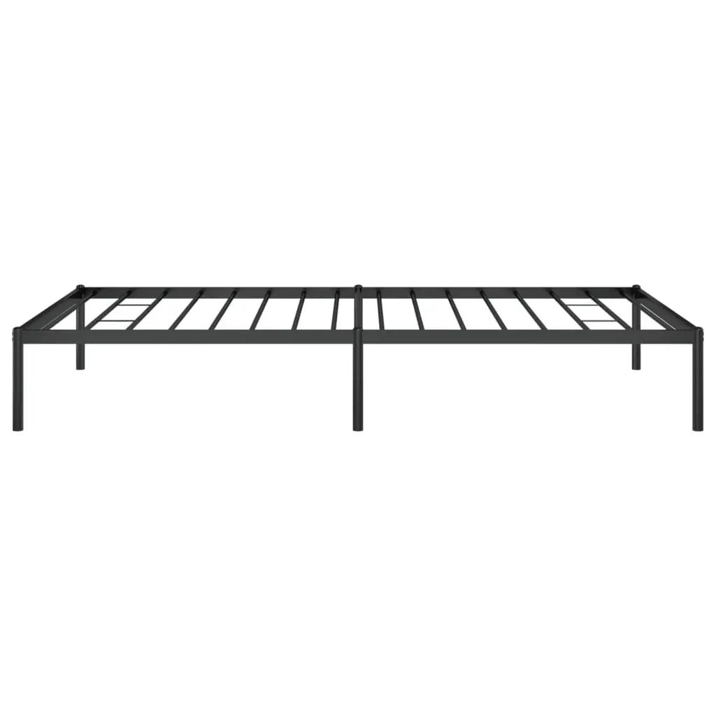 Black Steel King Single Bed Frame 107x203cm