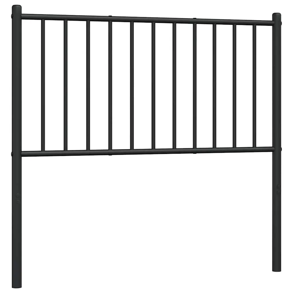 Black Metal Headboard for 90cm Beds