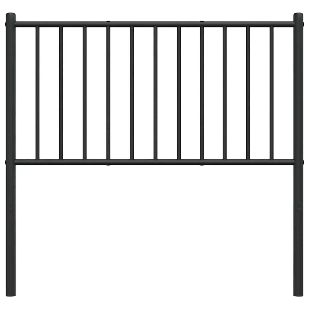 Black Metal Headboard for 90cm Beds