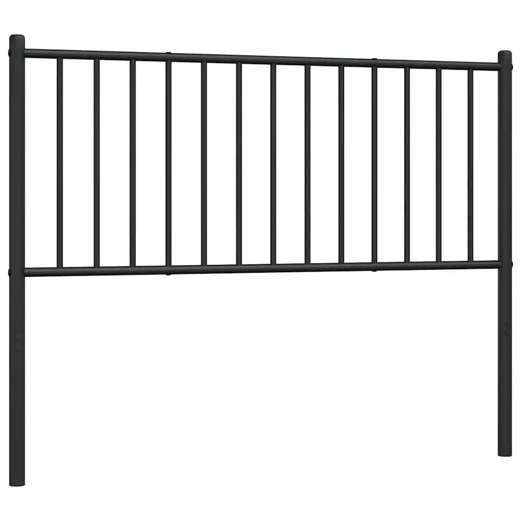 Black Metal Headboard 107cm for Bedroom