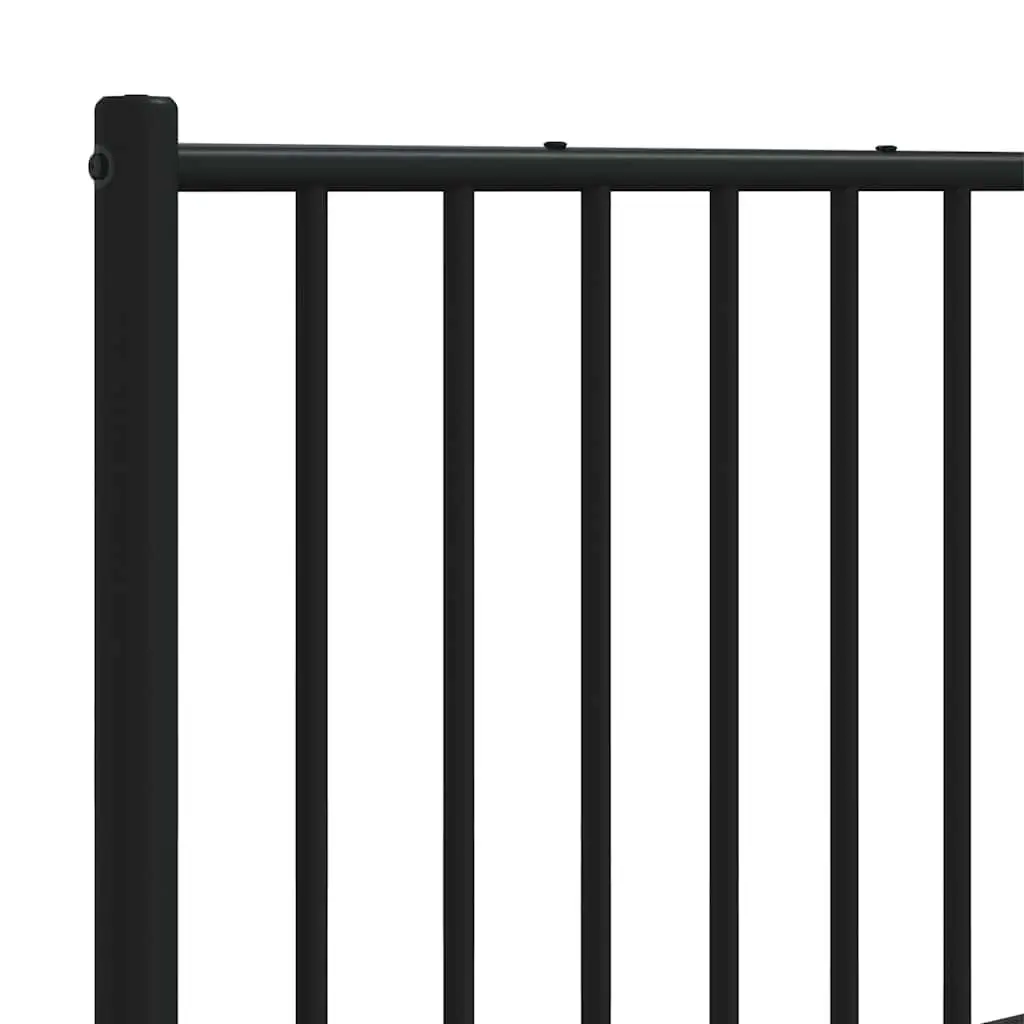 Black Metal Headboard for 180cm Bed Frame