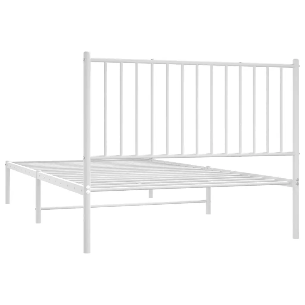 Metal Bed Frame King Single 107x203 cm with Headboard