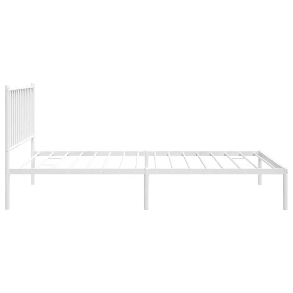 Metal Bed Frame King Single 107x203 cm with Headboard