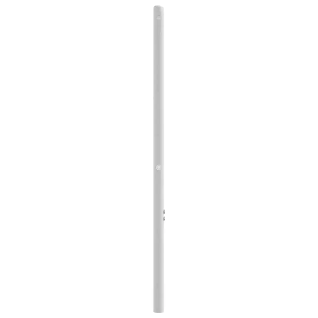 Metal Headboard Powder-coated Steel 107cm White