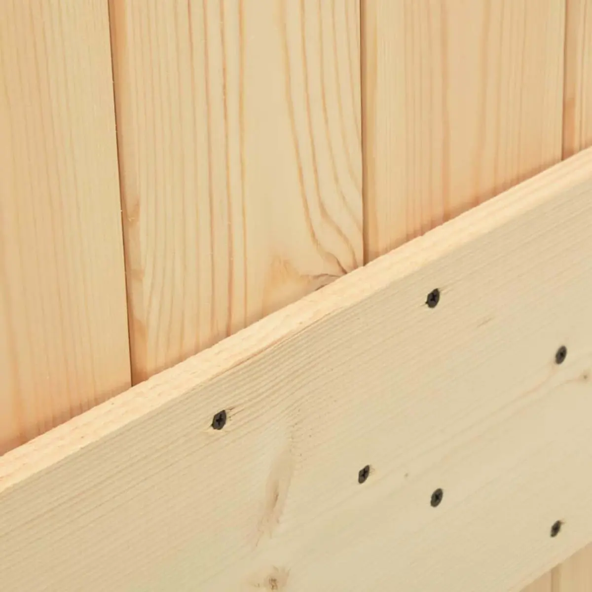 Natural Brown Solid Pine Interior Door 80 x 210 cm
