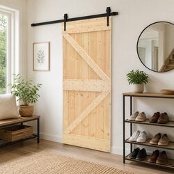 Premium Quality Solid Pine Wood Interior Door 90x210cm