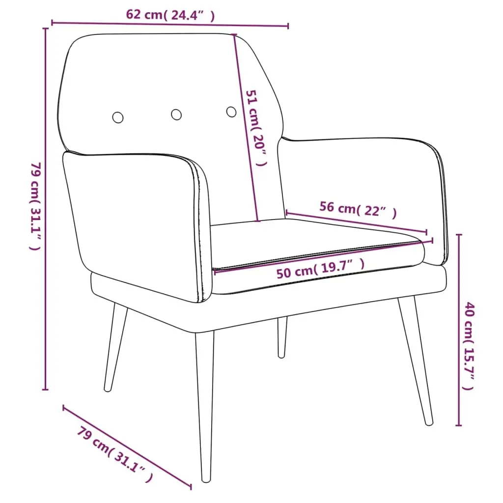 Dark Grey Velvet Upholstered Armchair for Relaxation