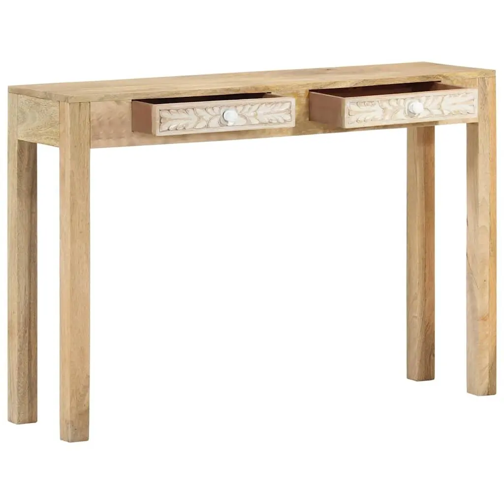 Console Table with Solid Mango Wood Construction