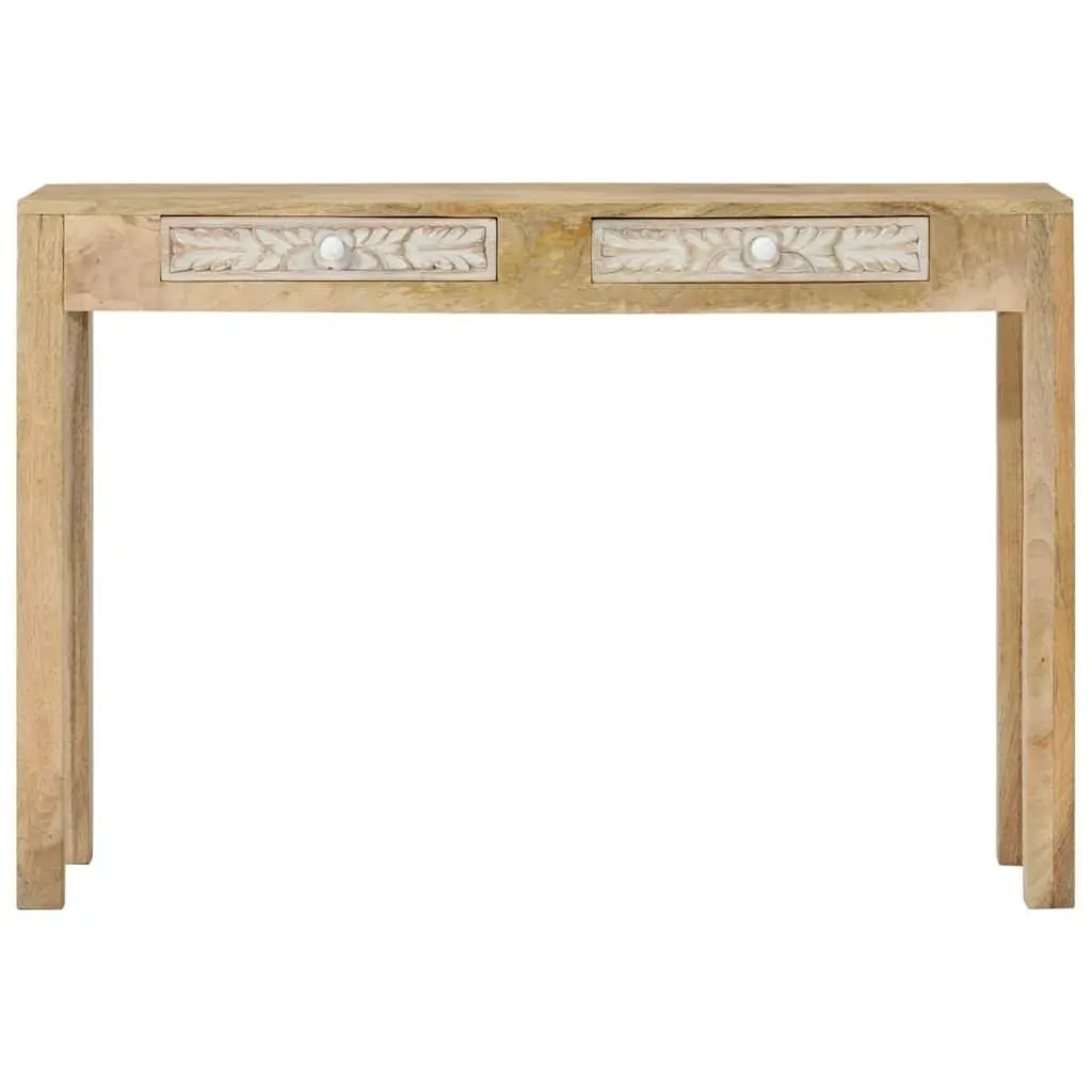 Console Table with Solid Mango Wood Construction