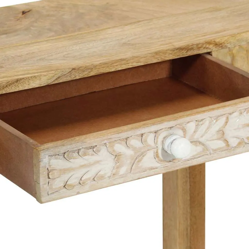 Console Table with Solid Mango Wood Construction