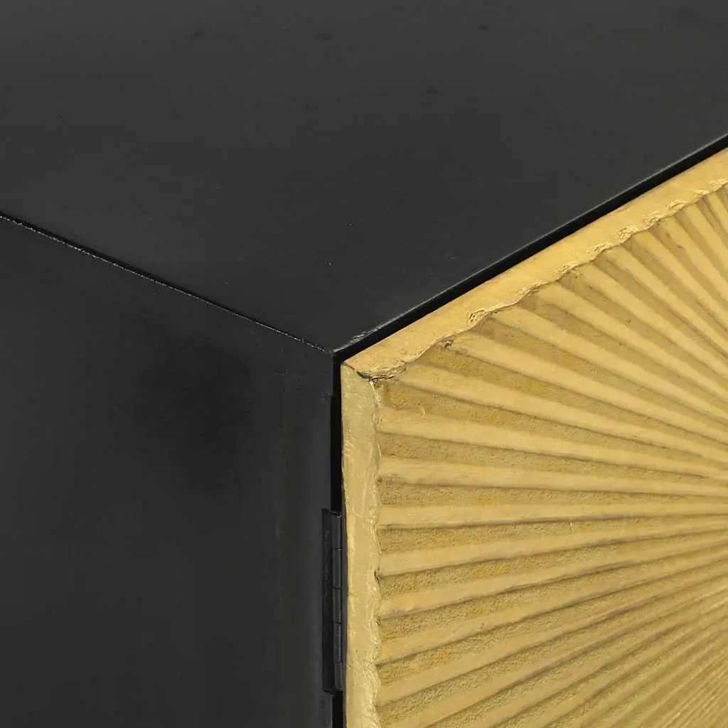 Solid Mango Wood TV Cabinet 110x30x45cm