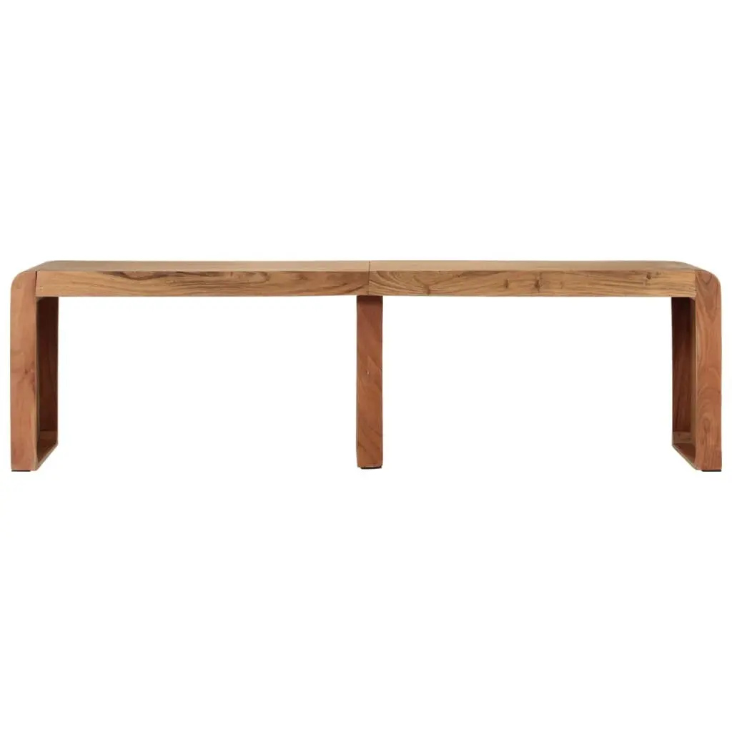 Solid Acacia Wooden Bench 160x38x45 cm for Dining