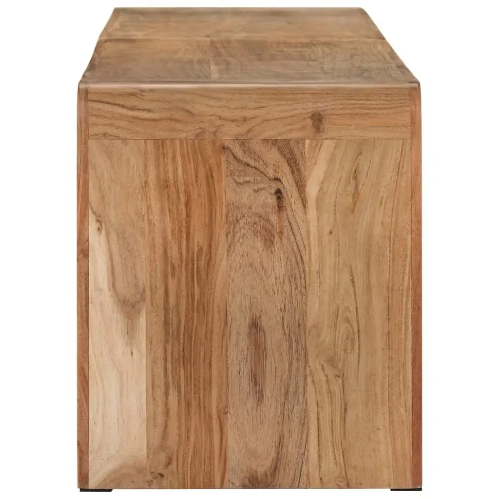 Solid Acacia Wooden Bench 160x38x45 cm for Dining
