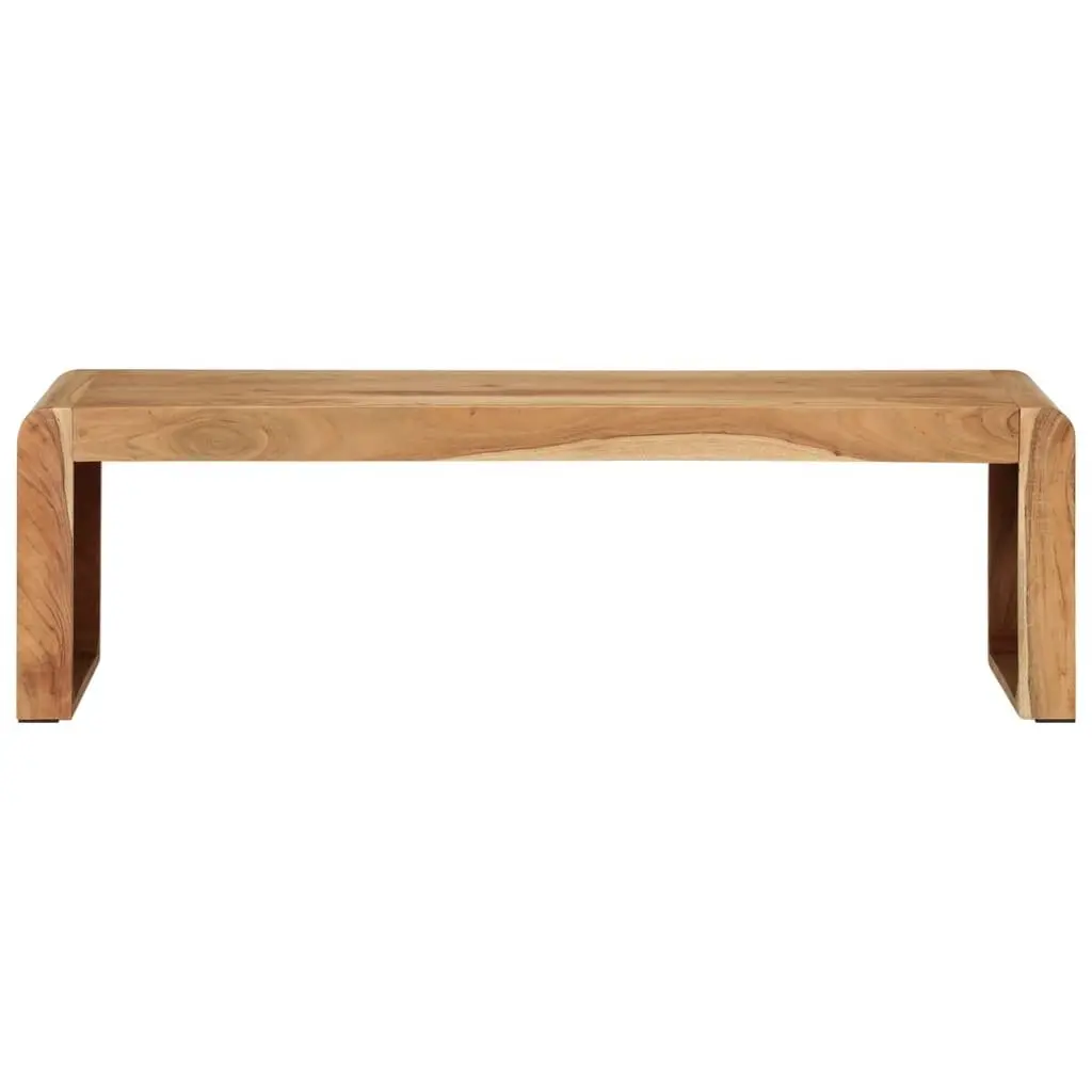 Rustic Acacia Wood TV Stand 110x33x33 cm for Living Room