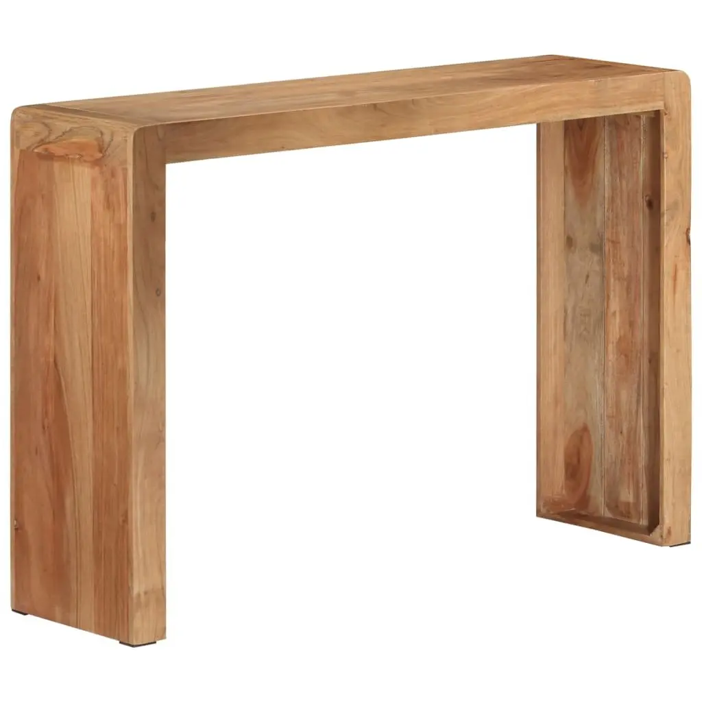 Rustic Console Table Made from Solid Acacia Wood
