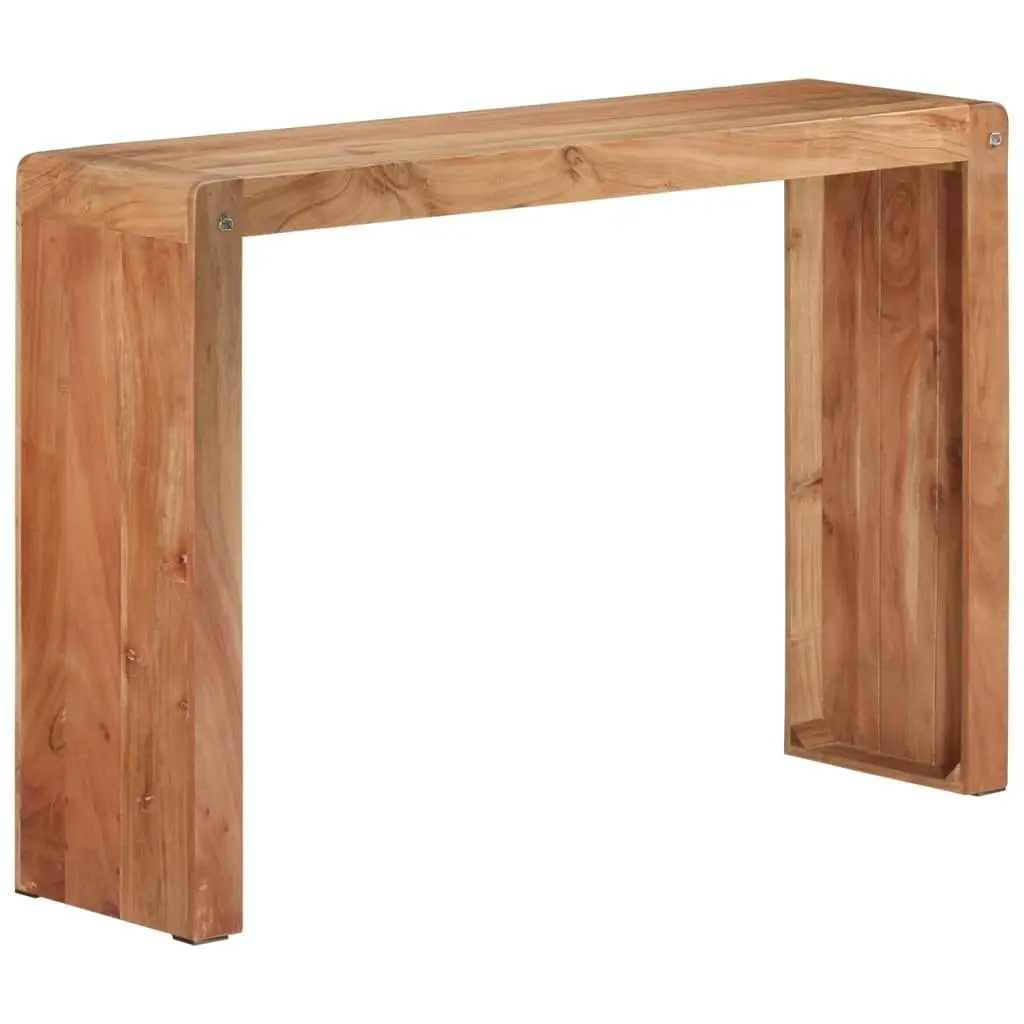 Rustic Console Table Made from Solid Acacia Wood