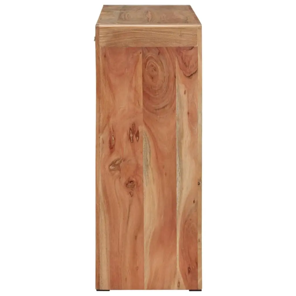 Rustic Console Table Made from Solid Acacia Wood