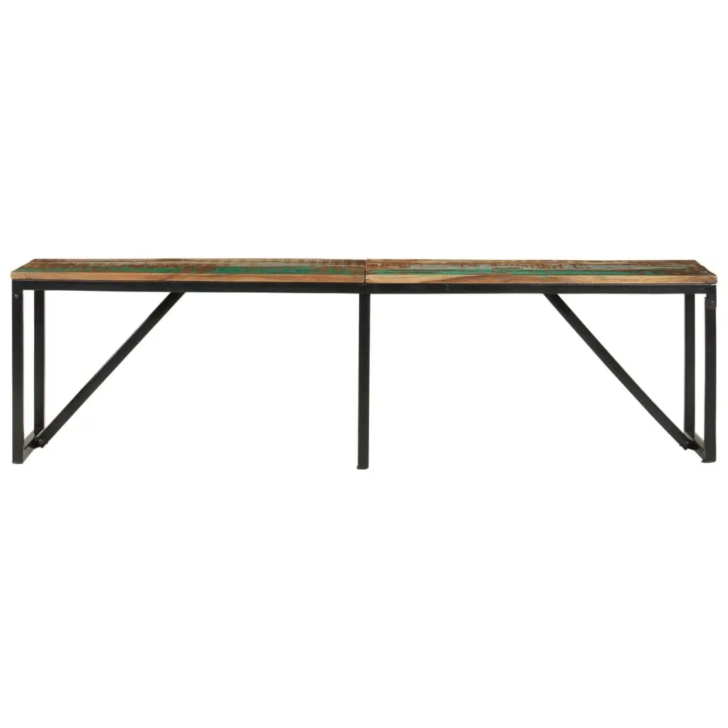 Reclaimed Solid Wood Industrial Bench 160x35x46 cm