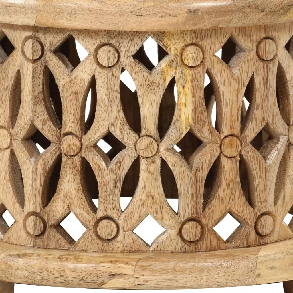 Solid Wood Coffee Table Set in Brown