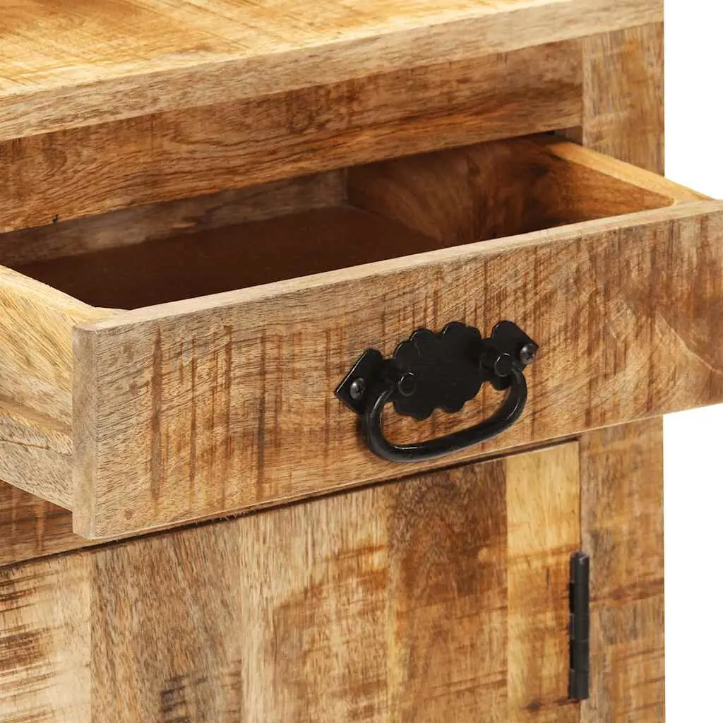 Solid Mango Wood Sideboard Cabinet with Drawers 80x30x65 cm