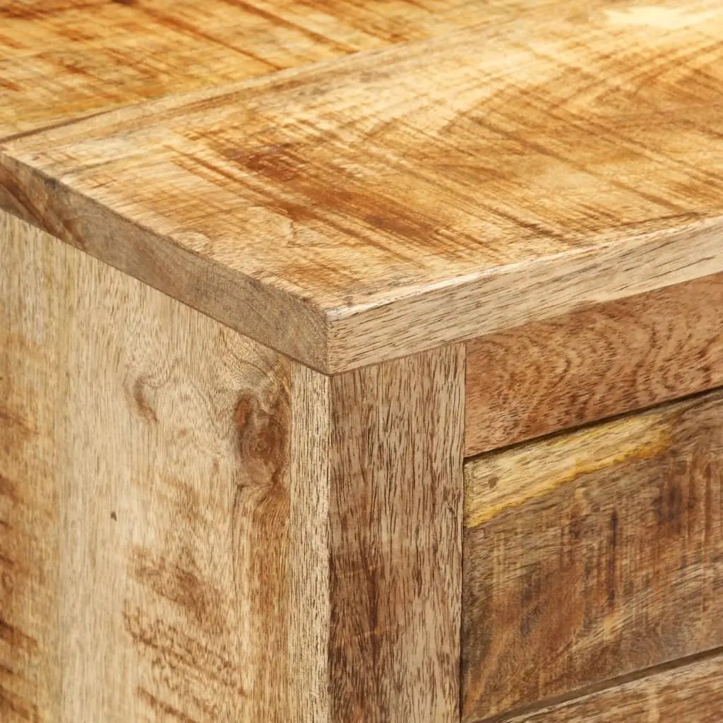 Solid Mango Wood Sideboard Cabinet with Drawers 80x30x65 cm