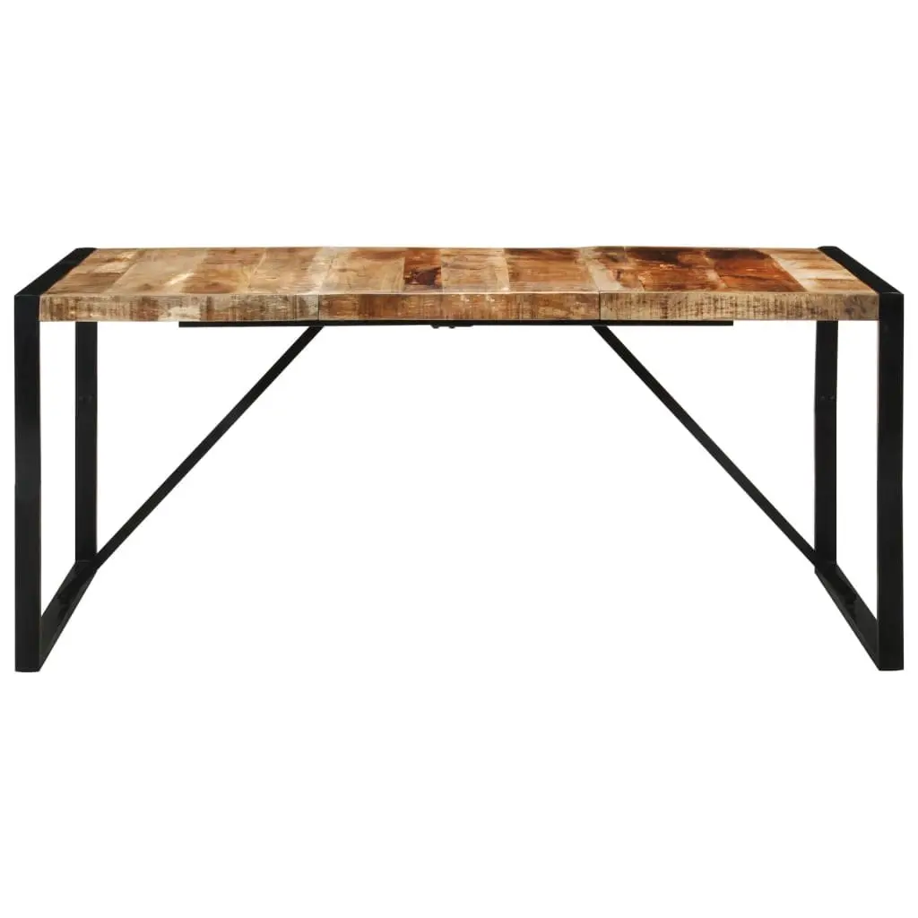 Brown Dining Table 175x90x76 cm Solid Mango Wood