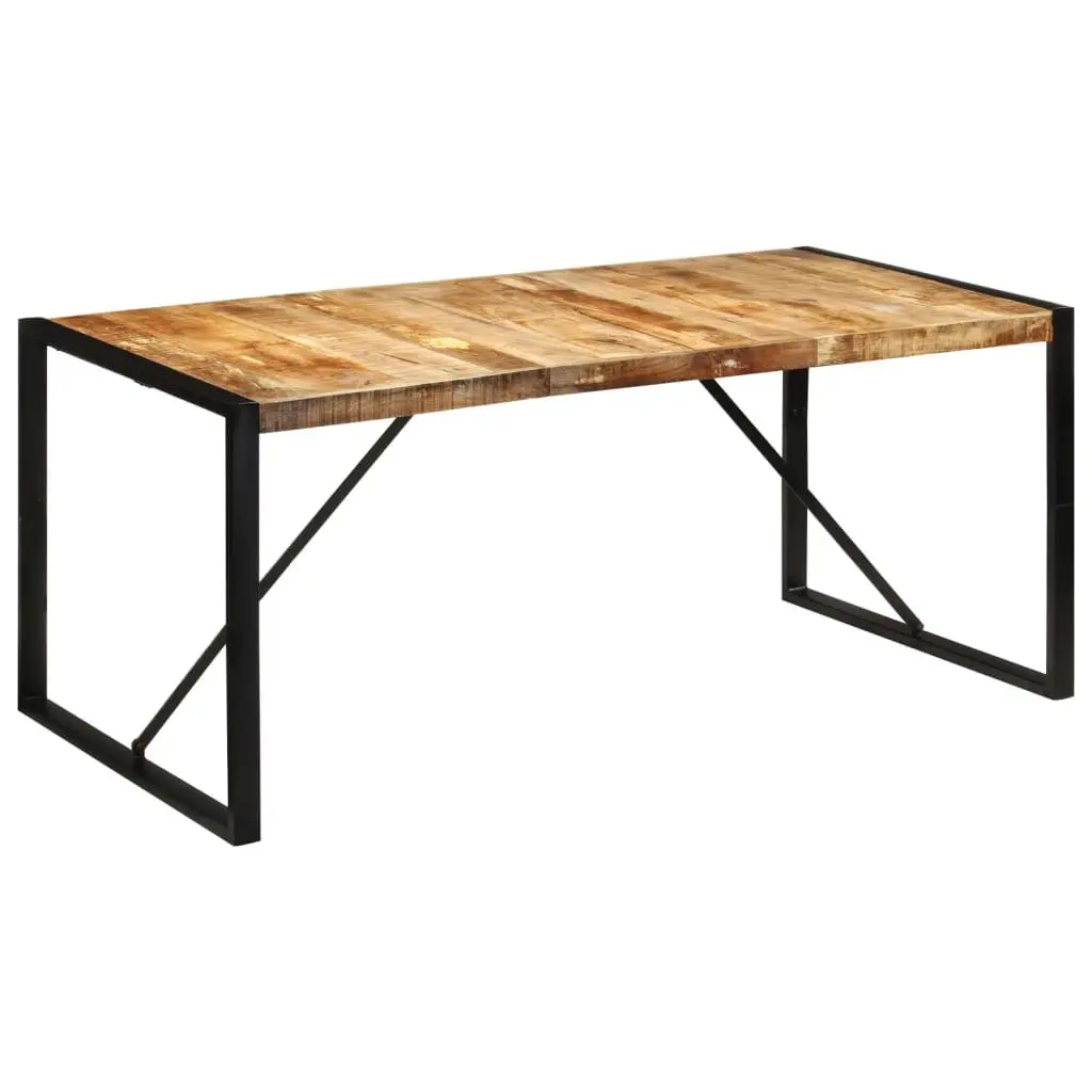Brown Dining Table 175x90x76 cm Solid Mango Wood