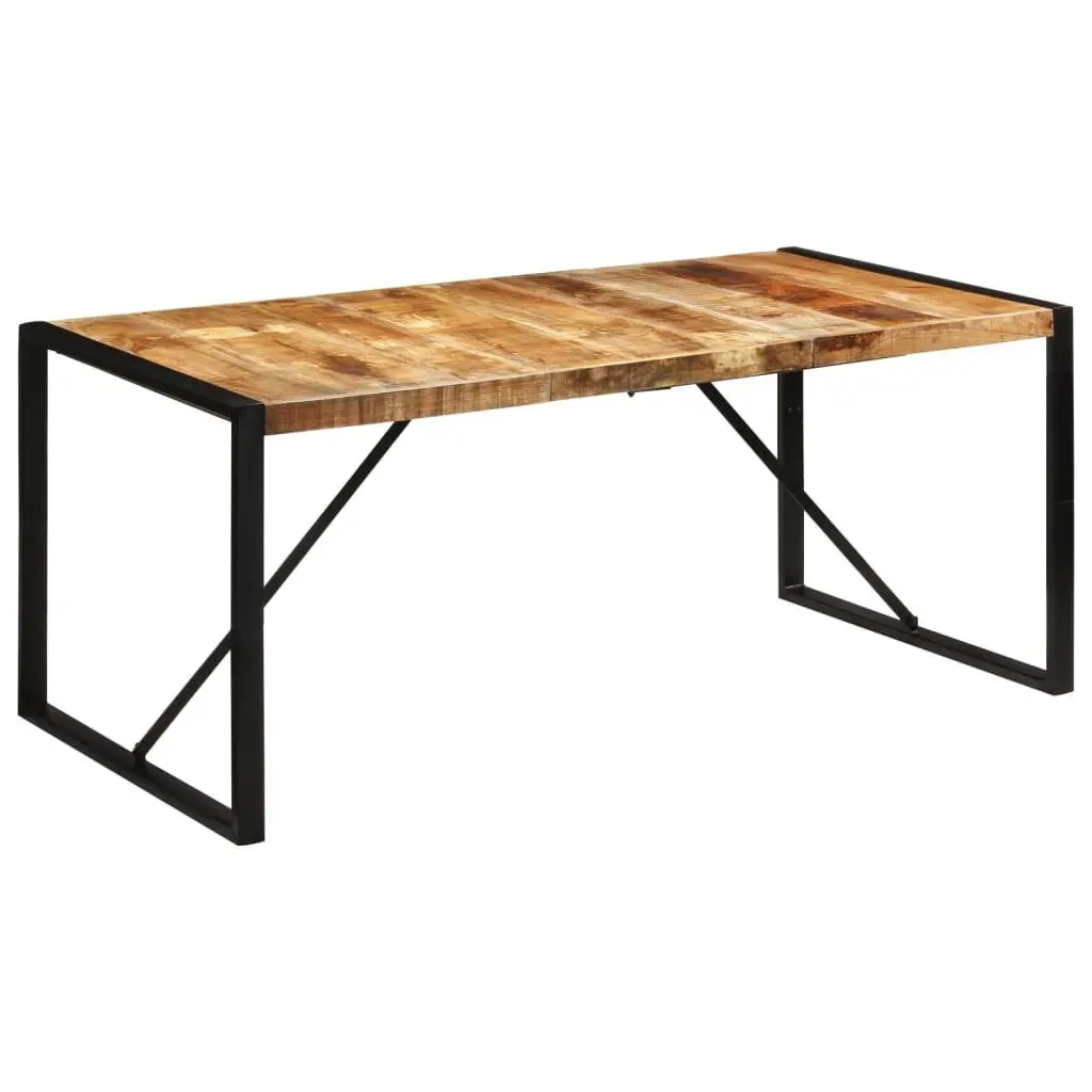Brown Dining Table 175x90x76 cm Solid Mango Wood