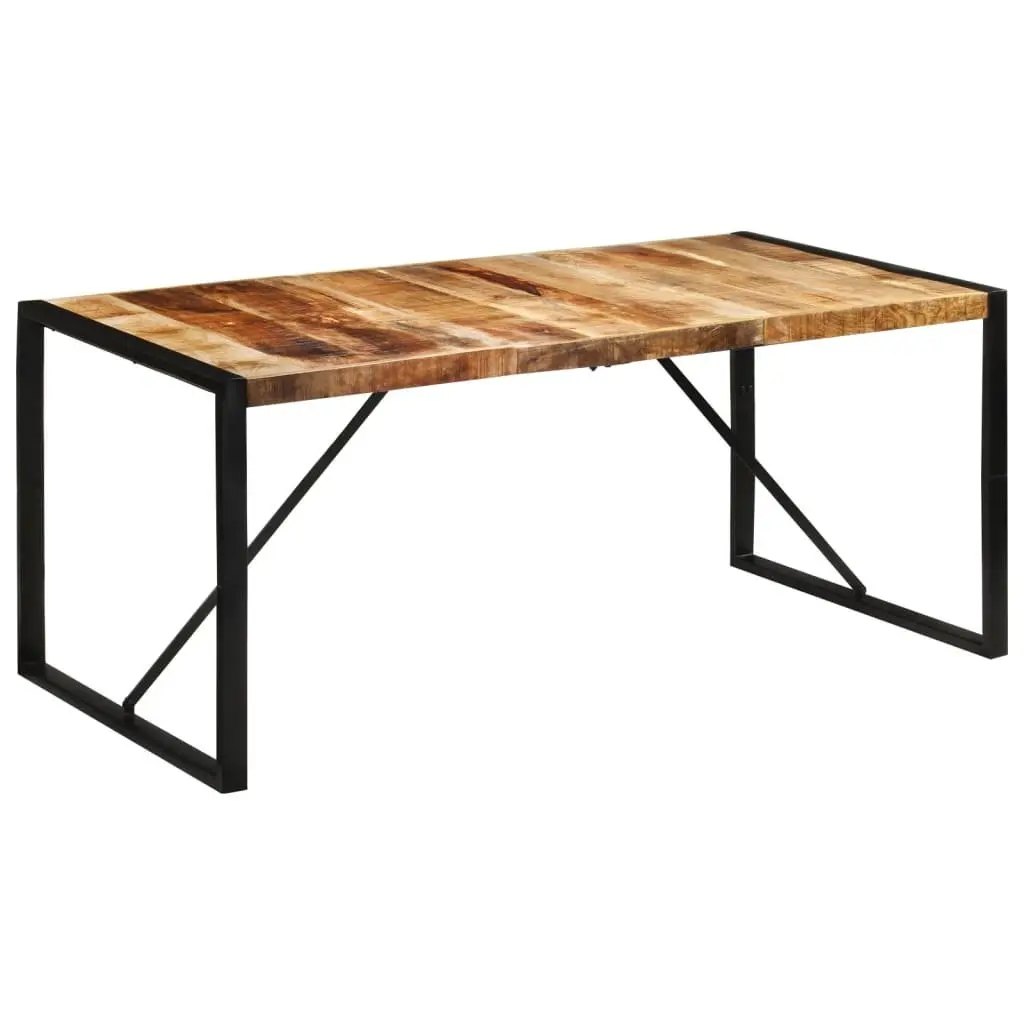Brown Dining Table 175x90x76 cm Solid Mango Wood