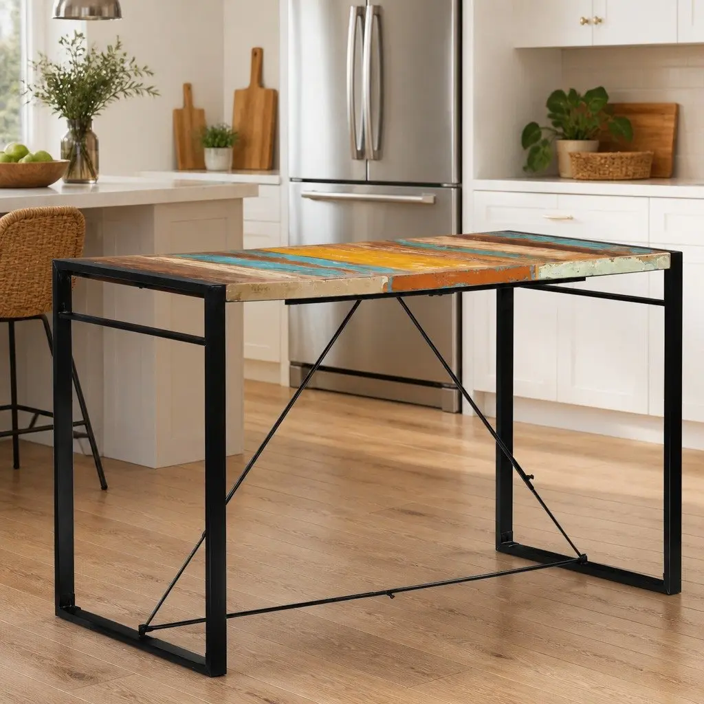 Bar Table 175x90x110 cm Solid Reclaimed Wood