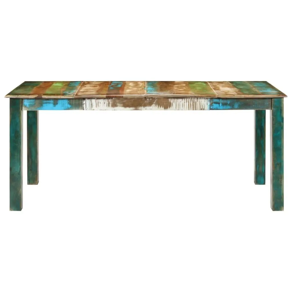 Solid Reclaimed Wood Dining Table 180x90x76 cm Brown